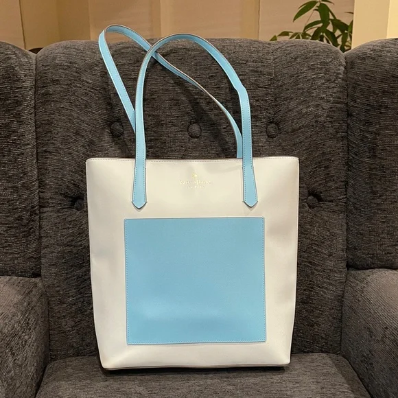 Kate Spade Light Blue Color Block - Picture 1 of 5